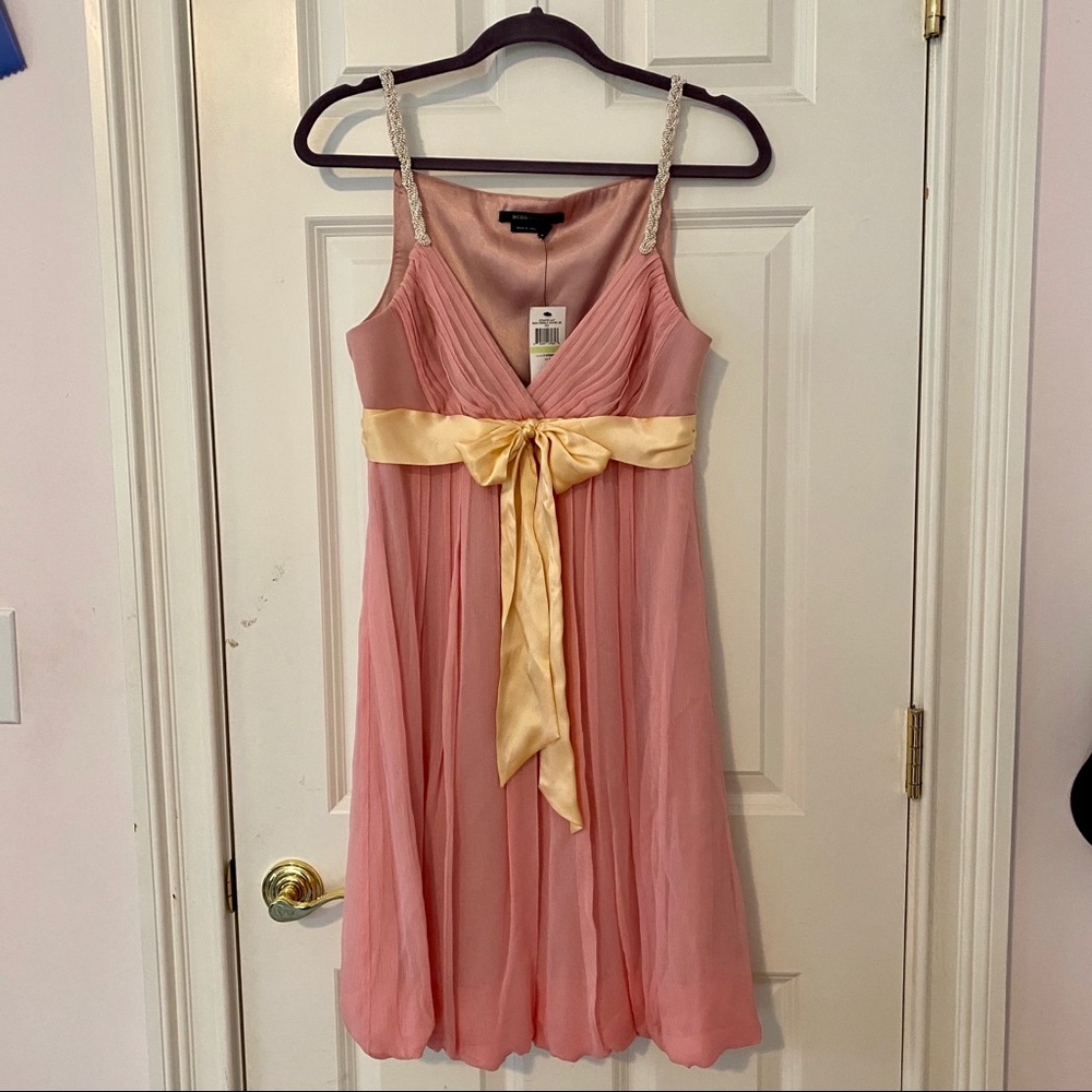 BCBGMaxazria pink cocktail dress